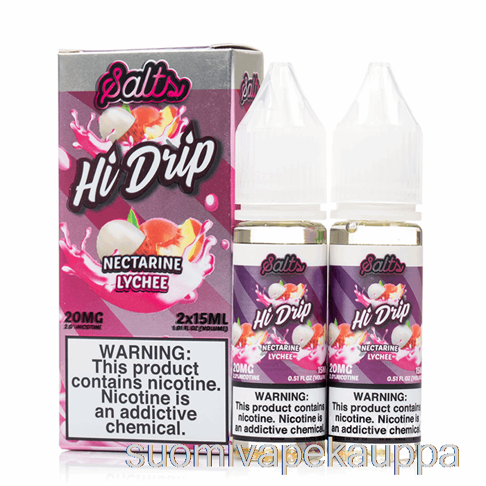 Vape Nesteet Nektariini Litsi - Hi-drip Suolat - 30 Ml 20 Mg